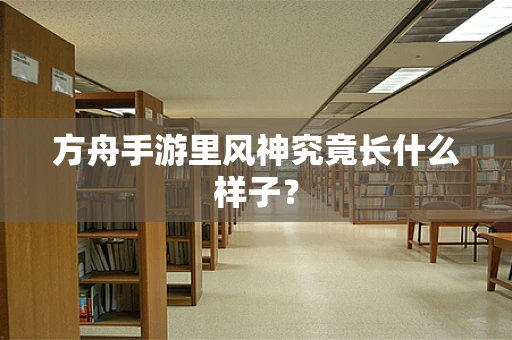 方舟手游里风神究竟长什么样子？