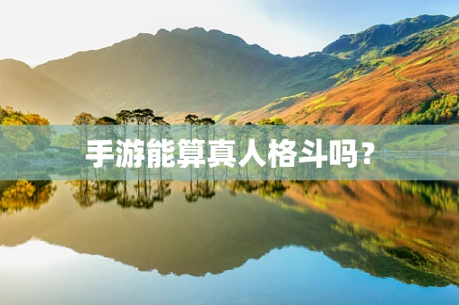 手游能算真人格斗吗？