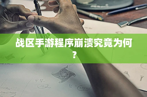 战区手游程序崩溃究竟为何？