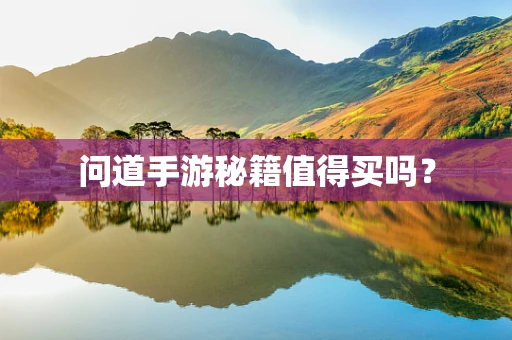 问道手游秘籍值得买吗？