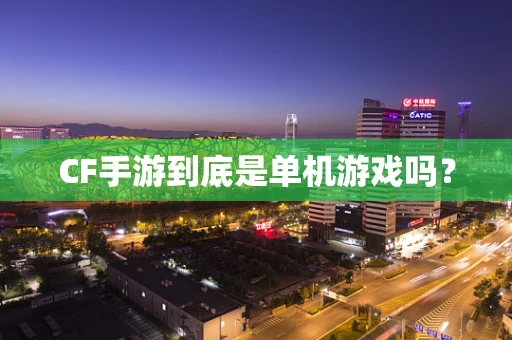 CF手游到底是单机游戏吗？