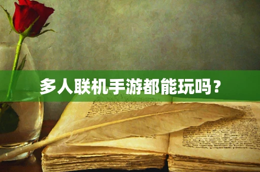 多人联机手游都能玩吗？