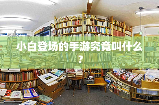 小白登场的手游究竟叫什么？