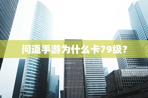问道手游为什么卡79级？