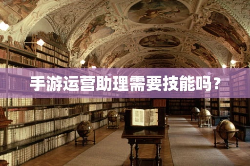 手游运营助理需要技能吗？