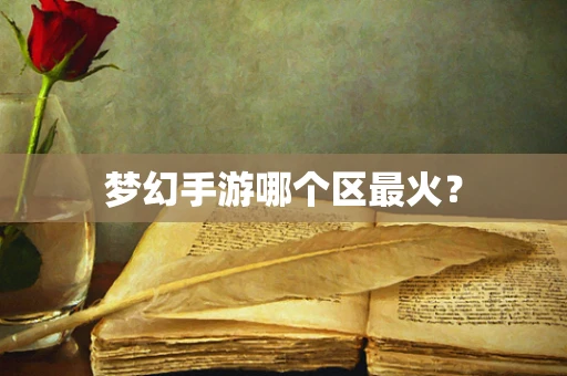梦幻手游哪个区最火？