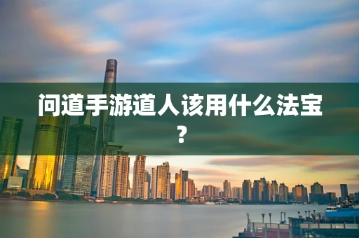 问道手游道人该用什么法宝？