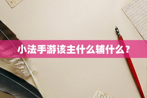 小法手游该主什么辅什么？