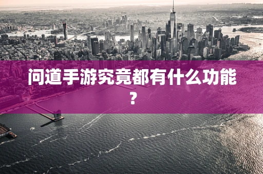问道手游究竟都有什么功能？