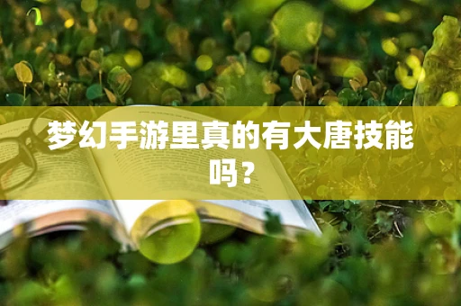 梦幻手游里真的有大唐技能吗？