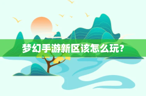 梦幻手游新区该怎么玩？