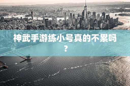 神武手游练小号真的不累吗？