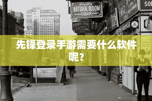 先锋登录手游需要什么软件呢？